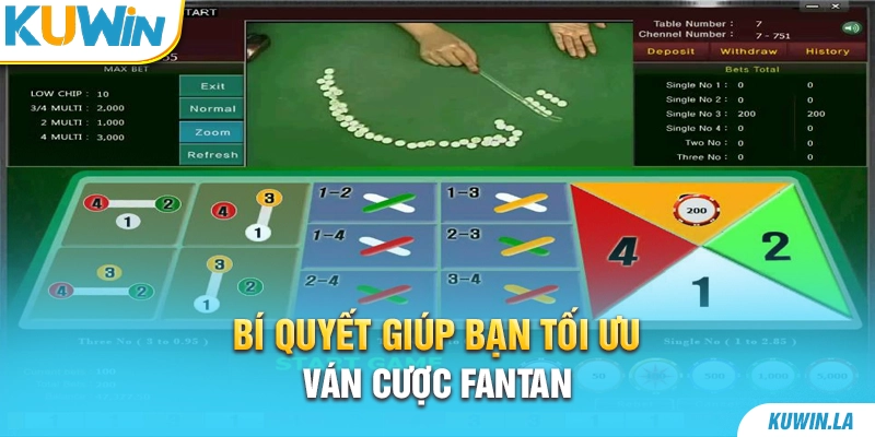 Bí quyết giúp bạn tối ưu ván cược Fantan